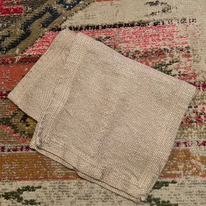 Crate&Barrel burlap runner